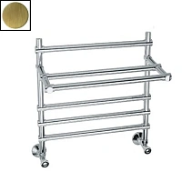 Полотенцесушитель водяной цвет:бронза Margaroli 453 с полкой