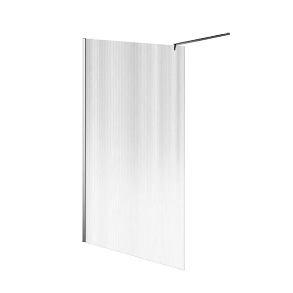 Душевая перегородка Kerama Marazzi Cristallo 120 см профиль хром CT.120.WI.CR (детальная фотография)