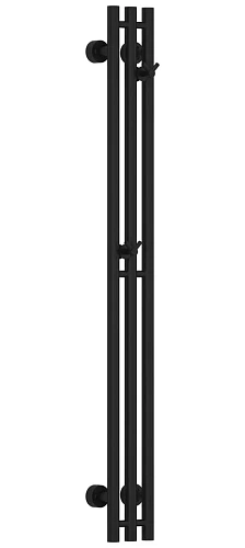 Полотенцесушитель водяной Сунержа Терция PRO 10х120 см черный матовый - фото 6