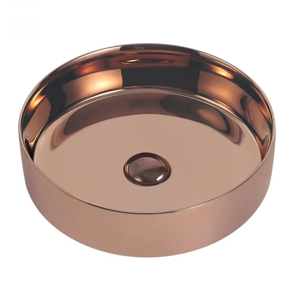 Раковина Abber Bequem 40 см розовое золото AC2109RG (детальная фотография)