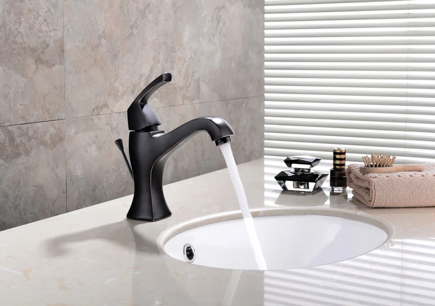 Смеситель для  раковины, черная бронза Lemark Nubira LM6206ORB (детальная фотография), для раковины