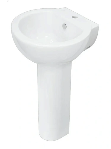 Раковина Sanita Luxe Art 50 см фарфор - фото 1