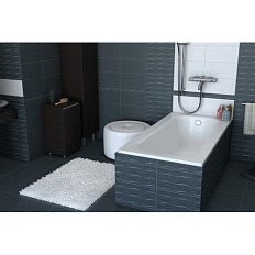 Ванна без противоскользящего покрытия Roca Continental 160х70 см
