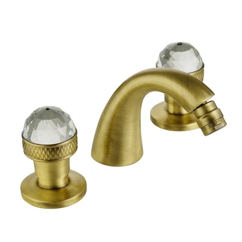 Смеситель для биде Migliore Axo Swarovski бронза - фото 3