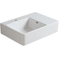 Раковина левая, цвет белый, Simas Lavabi d’arredo Quasar QU60S BI