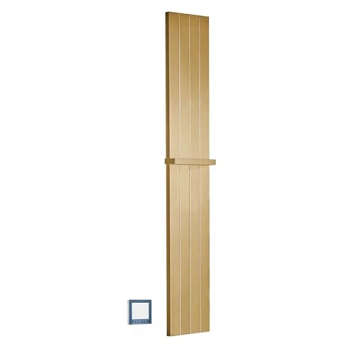 Полотенцесушитель электрический Boheme Flat 25х150 см золото матовое - фото 4