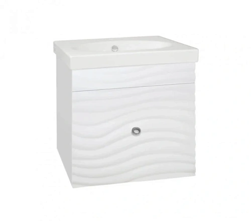 Тумба под раковину подвесная Style Line Вероника 57 см белая - фото 1