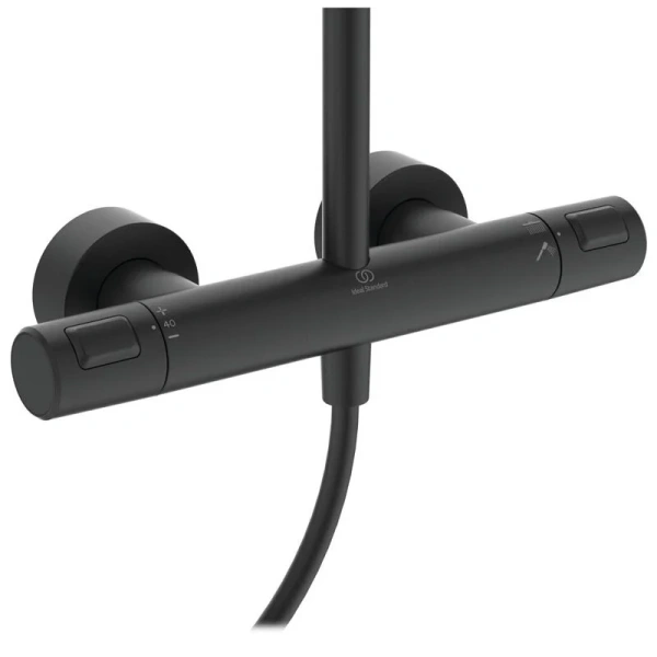 Душевая стойка Ideal Standard Ceratherm T25 с термостатическим смесителем BC748XG (детальная фотография), без излива