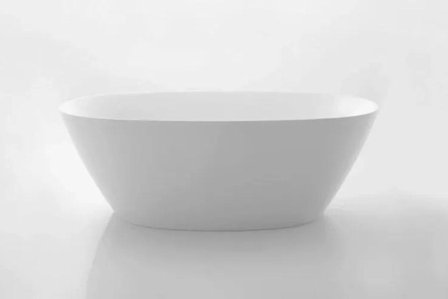 Ванна акриловая BelBagno 170х80 см отдельностоящая без гидромассажа BB77-1700 (детальная фотография), современныe, hi-tech