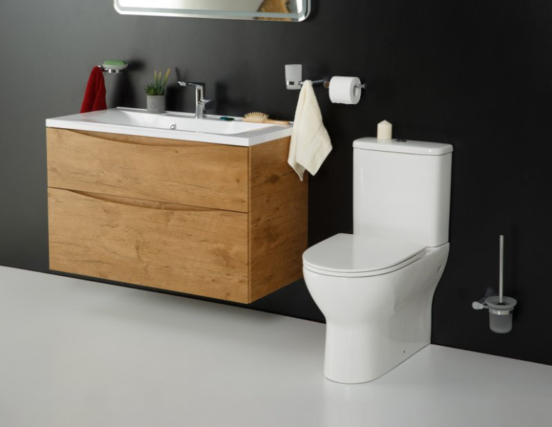 Чаша для унитаза-компакта BelBagno Energia белая BB8134CPR/SC (детальная фотография), с бачком