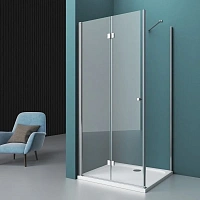 Душевой уголок BelBagno Albano 100х100 см с прозрачным стеклом