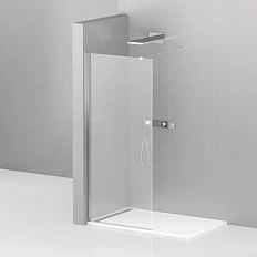 Душевая перегородка Cezares Liberta 105 см профиль хром