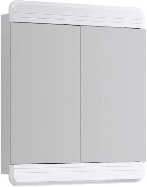 Зеркальный шкаф Aqwella Corsica 75 см белый Kor.04.07 (детальная фотография)