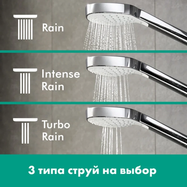 Лейка для душа Hansgrohe Croma Select E Vario белый/хром 26812400 (детальная фотография), в наличии index_1