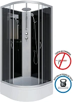 Душевая кабина Niagara Classic 100x100 см стекло тонированное