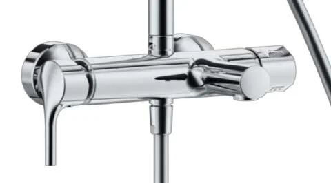 Душевая стойка Kludi Logo Neo 6808305-00 (детальная фотография), современные, hi-tech