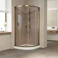 Душевой уголок профиль бронза стекло бронза Vegas-glass