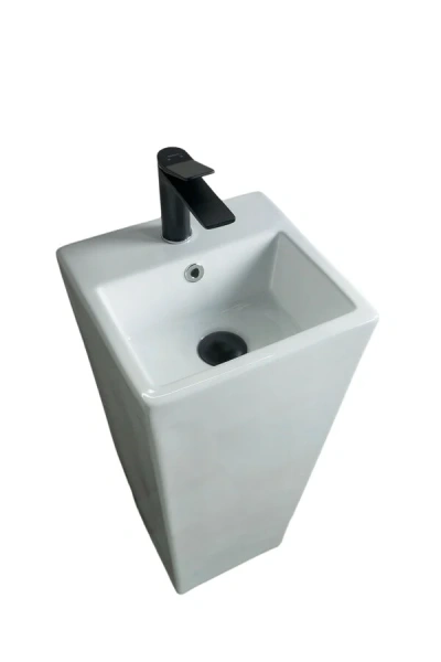 Раковина напольная GID Autonomo Nb147 34 см белая 81104 (детальная фотография), керамические