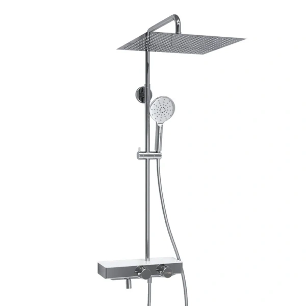 Душевая стойка WasserKRAFT Aller хром A113.119.127.CH Thermo (детальная фотография)