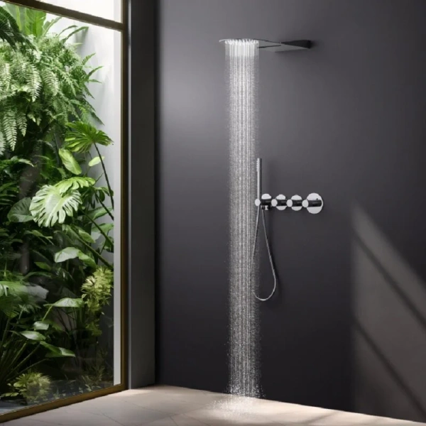 Душевой комплект Timo Saona хром SX-2350/00SM (детальная фотография), современные, hi-tech