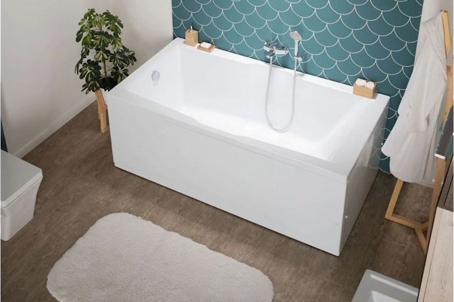 Ванна акриловая Aquanet Vega 190х100 00204046 (детальная фотография), современныe, hi-tech