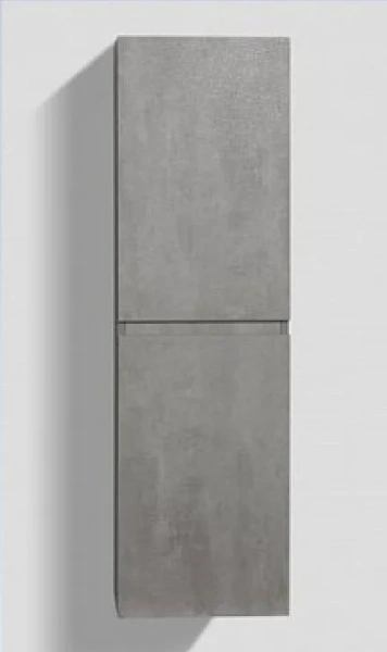 Шкаф-пенал подвесной Belbagno Luce 40 см stucco cemento LUCE-1350-2A-SC-SCM (детальная фотография)