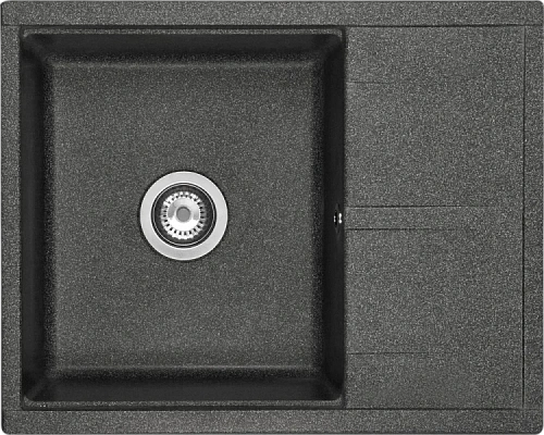 Мойка для кухни Акватон Делия 65 см графит - фото 1