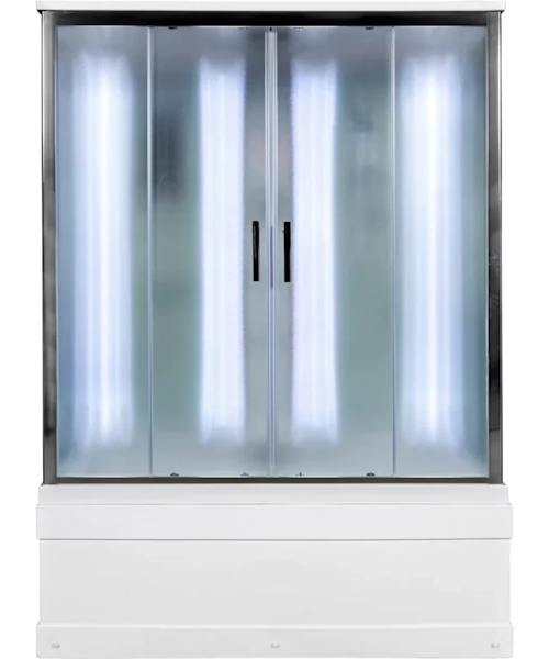 Душевая кабина Deto EM 160x85 см с крышей EM4516LED+GM (детальная фотография)