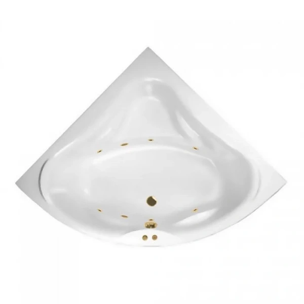 Ванна гидромассажная Excellent Konsul Soft 150 x 150 см, белый/золото, WAEX.KON15.SOFT.GL (детальная фотография)