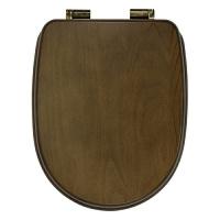 Крышка-сидение с микролифтом Migliore Gianetta орех/бронза