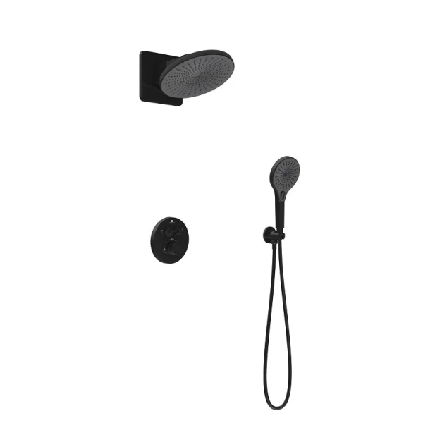 Душевой комплект Vincea Inspire черный VSFW-3I22MT5MB (детальная фотография)