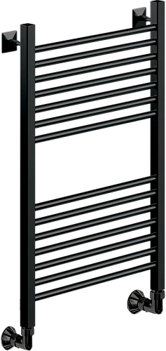 Полотенцесушитель водяной Ника Modern 80x50 см черный матовый - фото 1