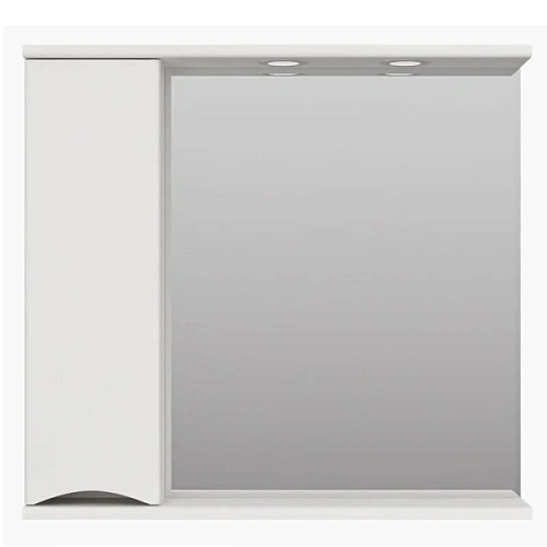 Зеркальный шкаф Misty Атлантик 80 см левый - фото 1