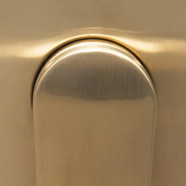 Гигиенический душ с держателем WasserKRAFT матовое золото A213 (детальная фотография), современные, hi-tech