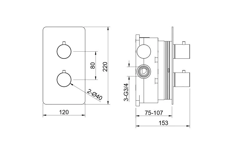 Смеситель для душа Акватек Европа золото шлифованное AQ1391BG (детальная фотография), для душа