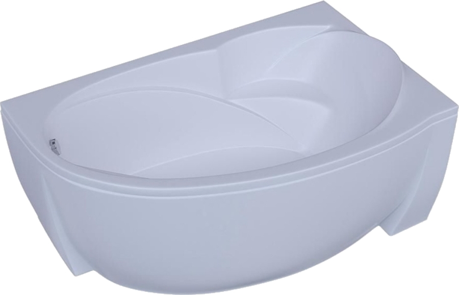 Ванна акриловая Акватек Бетта 160x97 см правая, вклеенный каркас BET160-0000028 (детальная фотография), современныe, hi-tech