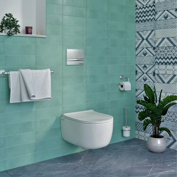 Унитаз с инсталляцией BERGES Ego кнопка F3 047253 (детальная фотография) index_2