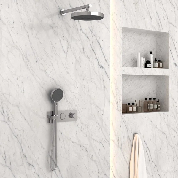 Душевой комплект Vincea хром VSFW-422TI2CH (детальная фотография), хром