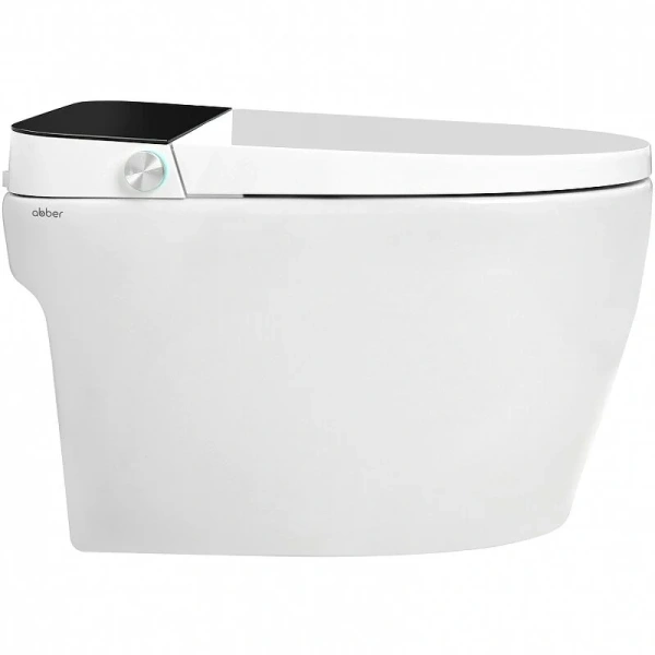 Унитаз напольный Abber Bequem с функцией биде AC1116S (детальная фотография), c функцией биде