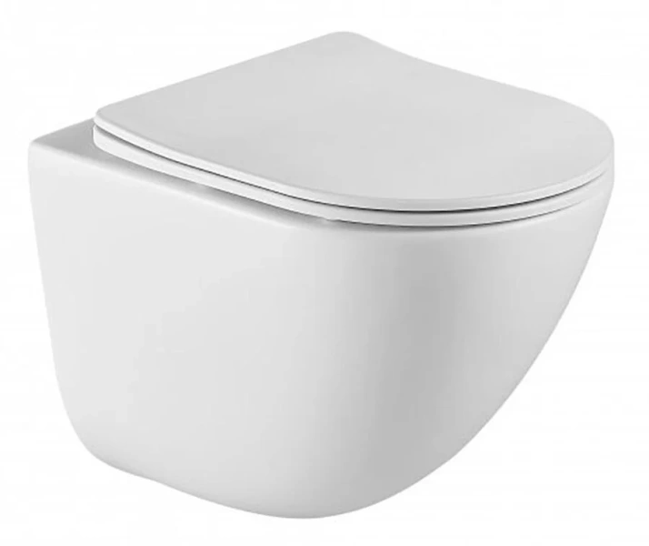 Унитаз подвесной Belbagno Amanda безободковый BB051CHR (детальная фотография)