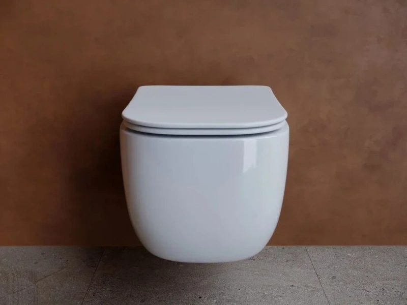 Унитаз подвесной Ceramica Nova Noel белый CN3013 (детальная фотография), без бачка, со скрытым бачком