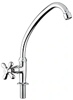 Запорный вентиль с изливом, хром, Emmevi Deco Classic