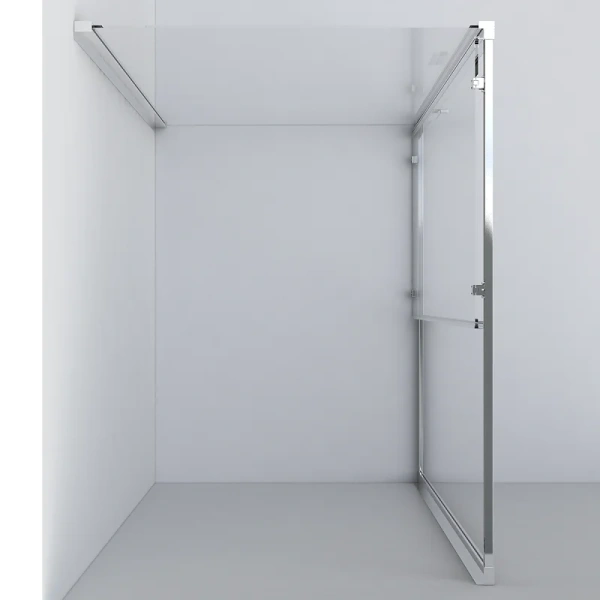 Душевой уголок Vincea Garda 120х100 см профиль черный, стекло прозрачное VSR-1G1012CLB (детальная фотография), черные