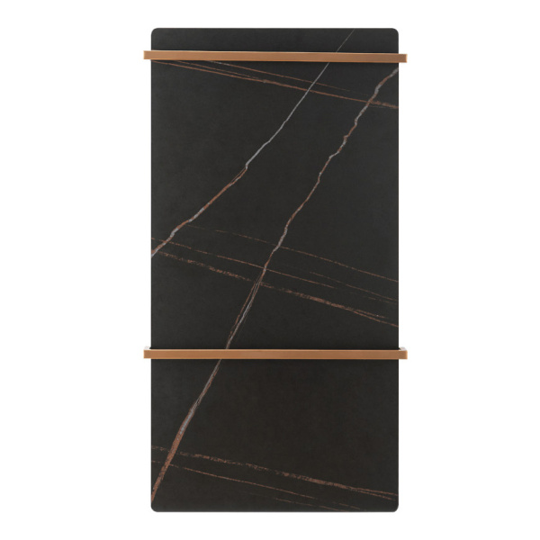 Полотенцесушитель электрический Black&White Moon 40x80 см коричневый мрамор с золотом 38900 (детальная фотография)