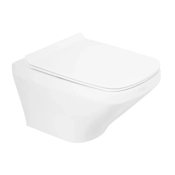 Унитаз подвесной BelBagno Sela безободковый белый BB3201CHR (детальная фотография)