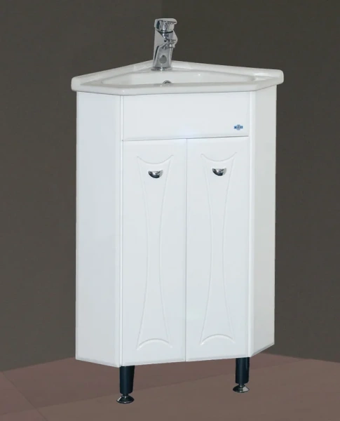 Тумба под раковину напольная Misty Лотос 40 см угловая Э-Лот01040-01Уг (детальная фотография), в наличии