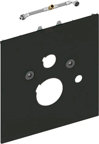 Нижняя стеклянная панель для установки унитаза-биде Geberit Sela, цвет черный, Tece TECElux 9650108 - фото 12