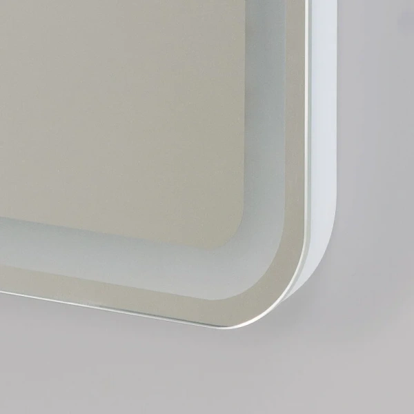 Зеркало с подсветкой BelBagno Marino 100 см с подогревом SPC-MAR-1000-800-LED-TCH-SND (детальная фотография), с подсветкой