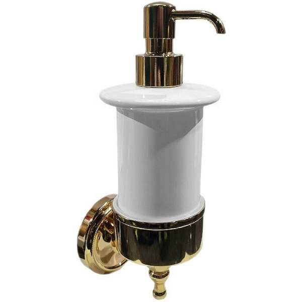 Дозатор для ванной Tiffany World Bristol TWBR108 (детальная фотография), хром, бронза, золото, белые
