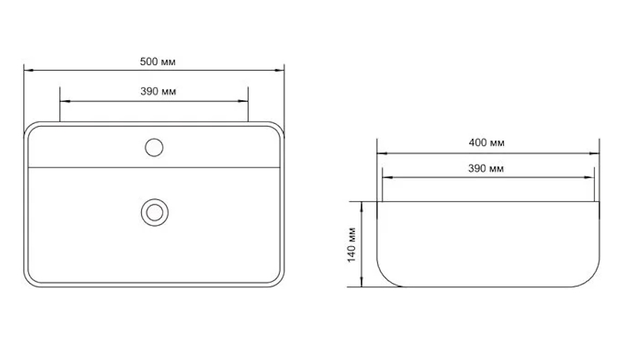 Схема (детальная фотография), в форме чаши, прямоугольной формы